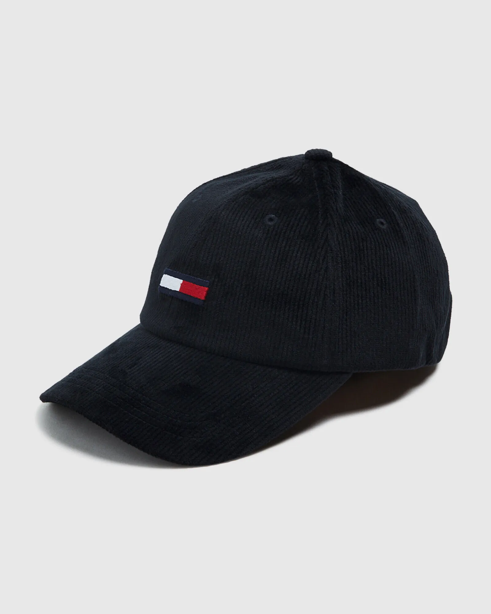 Tommy Jeans TJM Flag Corduroy Cap Black