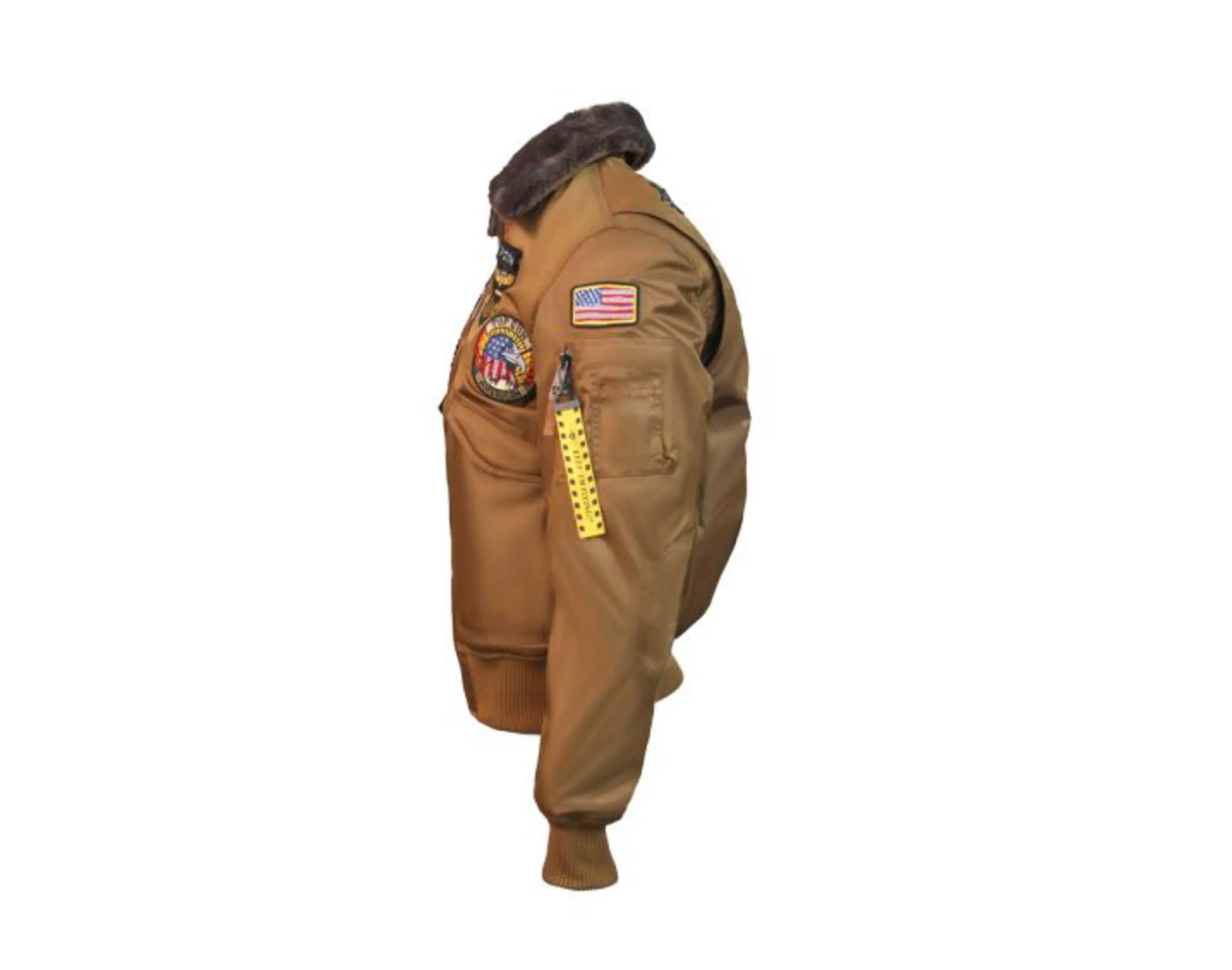 Top Gun MA-1 American Original Nylon Bomber Men's Jacket With Patches