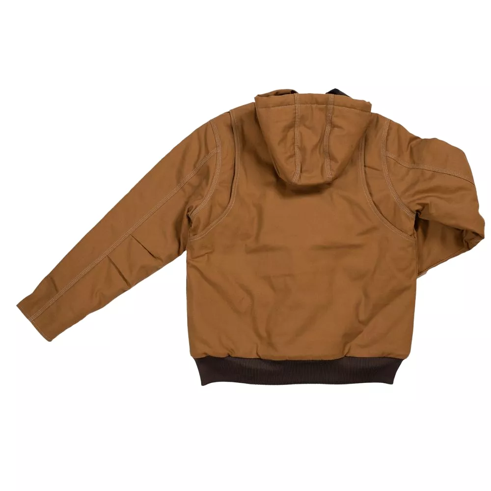 Tough Duck Women's Duck Work Bomber Jacket WJ32 - Brown