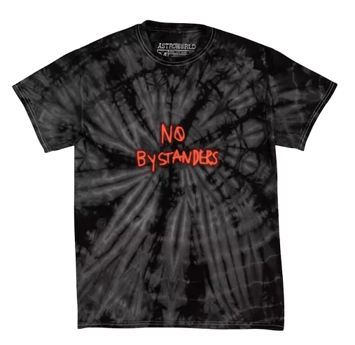 Travis Scott No Bystanders Black Tee