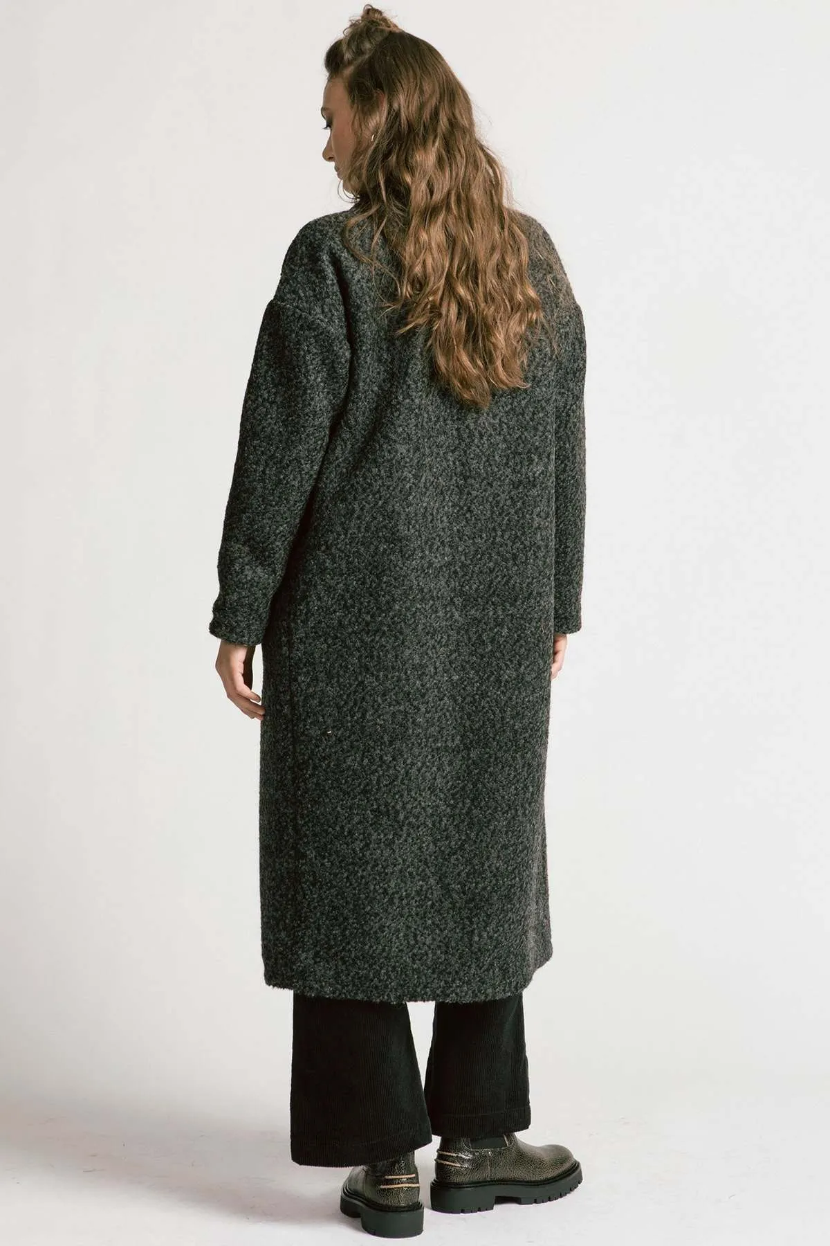 Viscount Coat - Grey Boucl