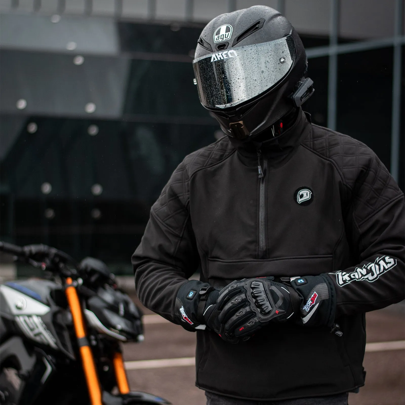 Waterproof Heated Motorcycle Gloves | AXE01H