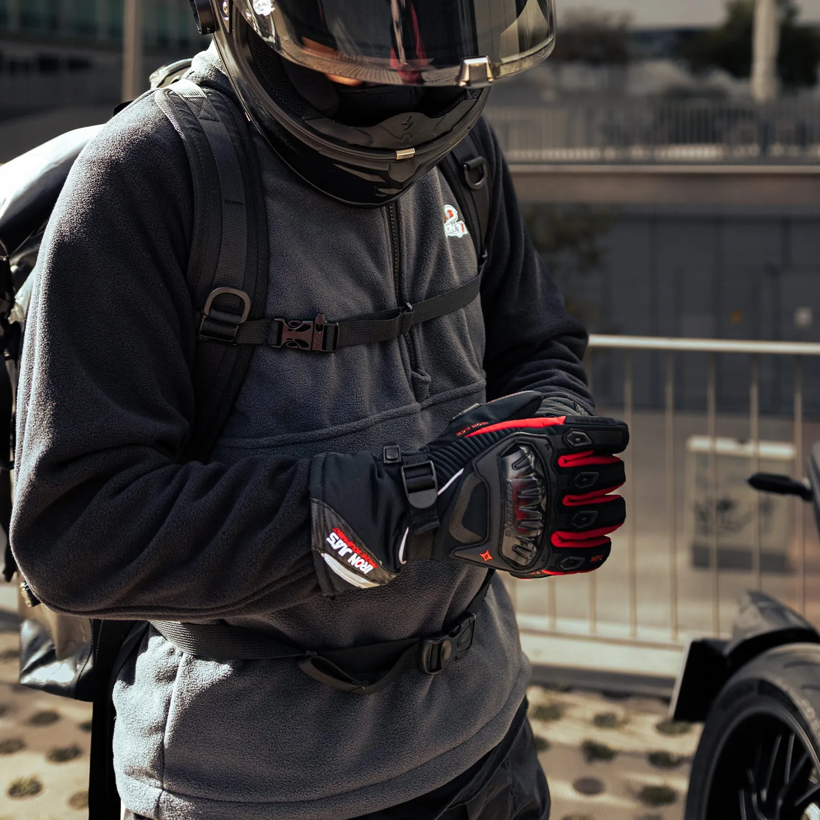 Waterproof Winter Motorcycle Gloves | AXE01