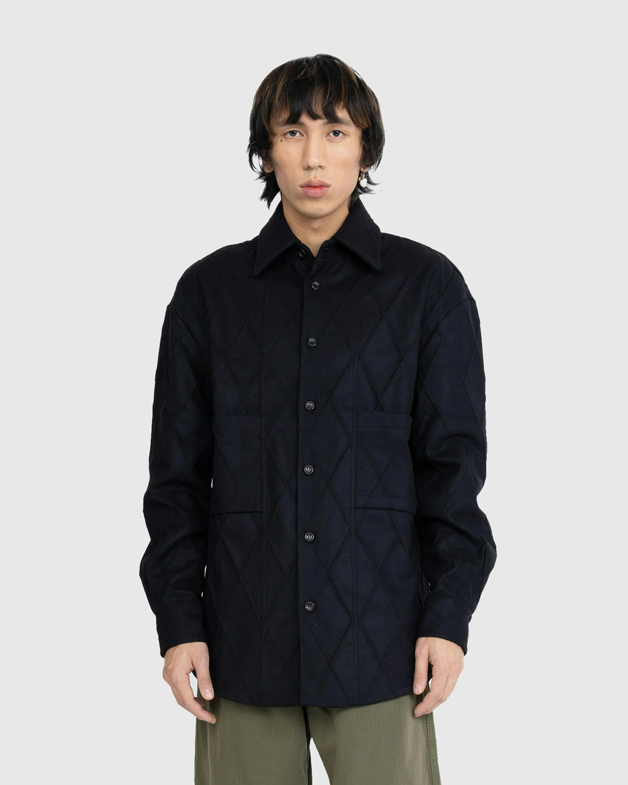 Winnie New York – Quilted Shirt Jacket Black | Highsnobiety Shop