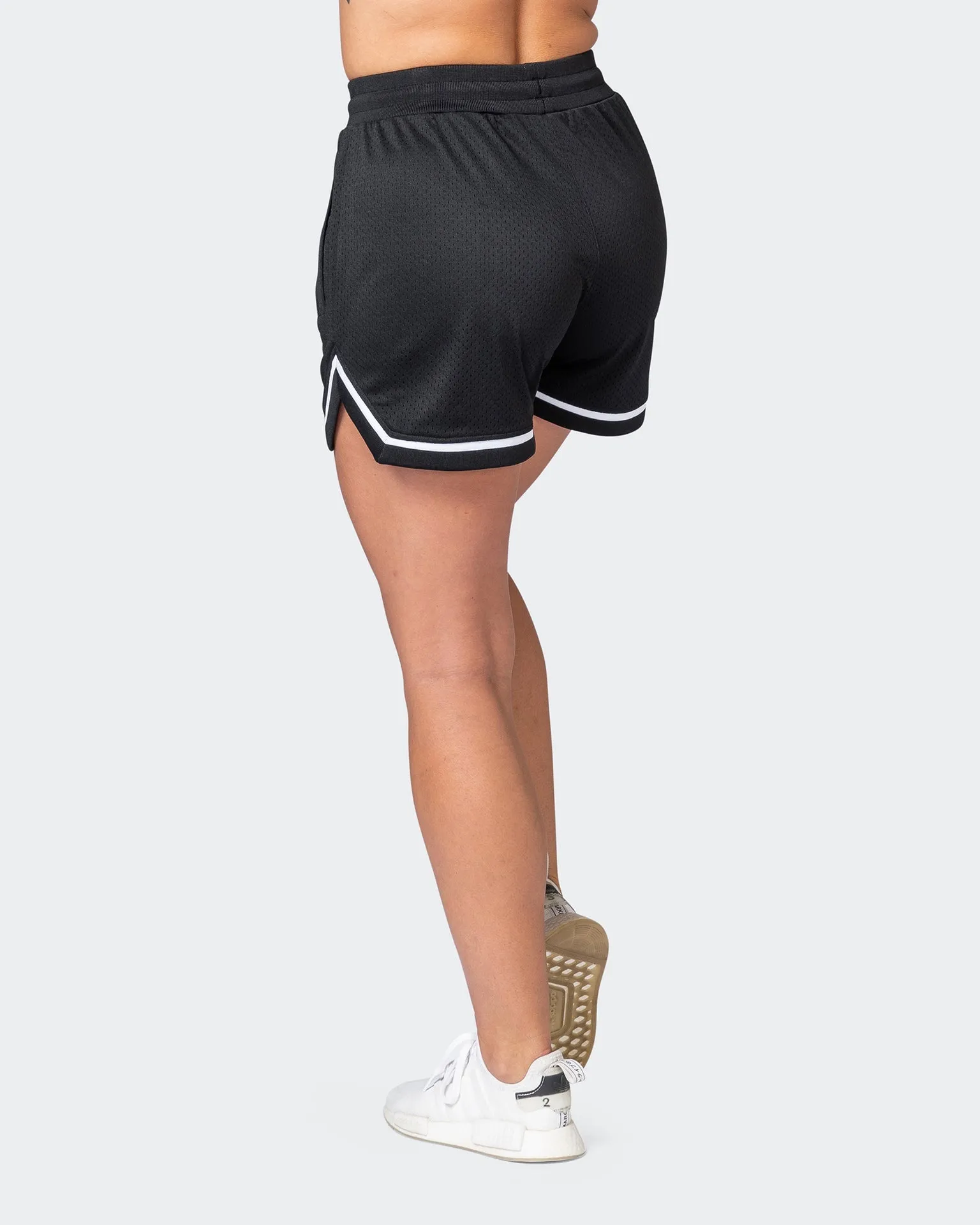 Womens Grand Slam Basketball Shorts - Black