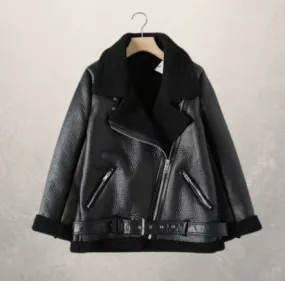 Women's leather jacket