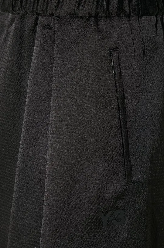 Y-3 trousers Pants Tech Seersucker women's black color IN4398