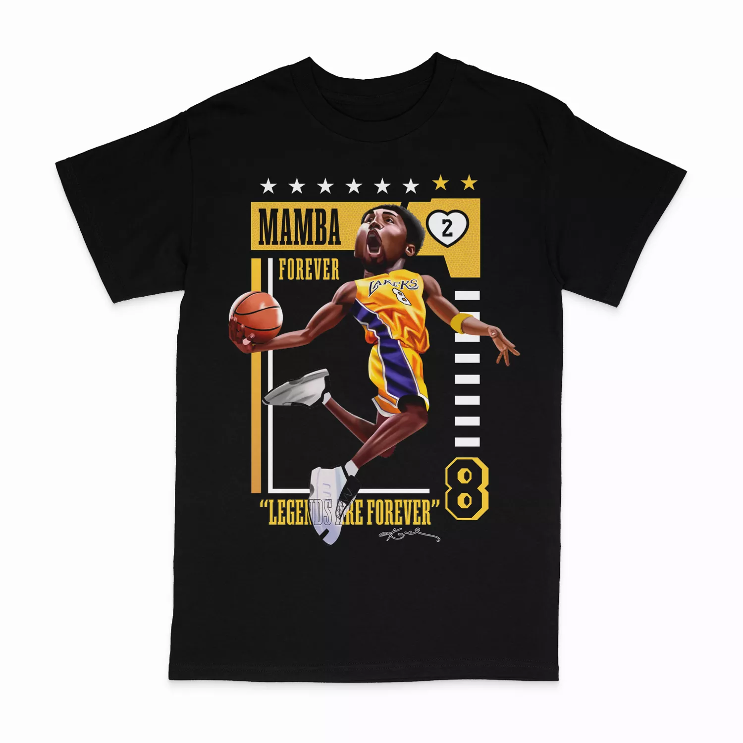 Young Kobe Black Tee