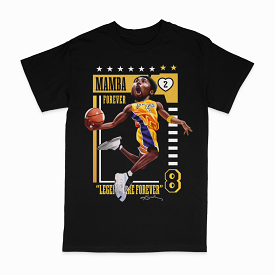 Young Kobe Black Tee