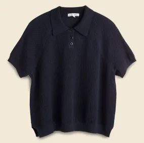 Zoe Sweater Polo - Navy